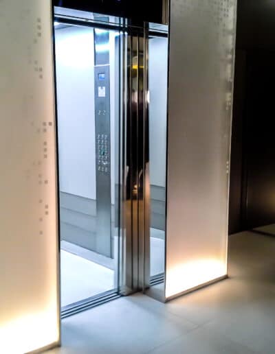 Présentation ascenseur bien intégré